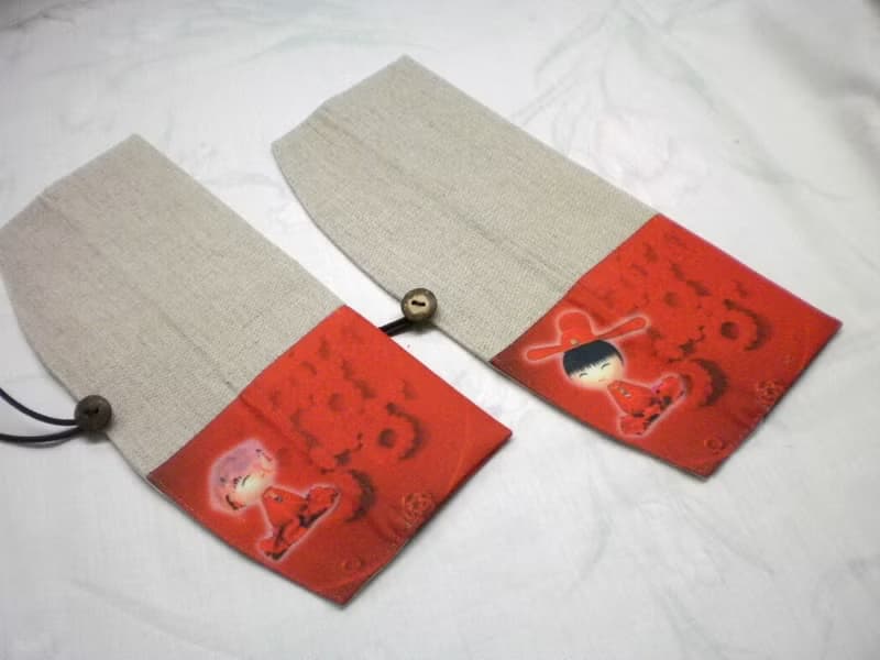 環保筷餐具組 隨身收納袋 筷套~新郎新娘( 一對2入組)