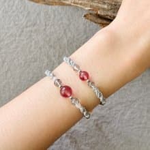 自由之愛 / 草莓晶 編繩 手鍊