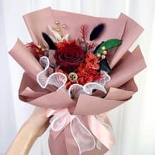 禮物推介 永生花花束  (禮盒裝) - 6色