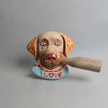 拉不拉多擴香器01(手工陶製品)