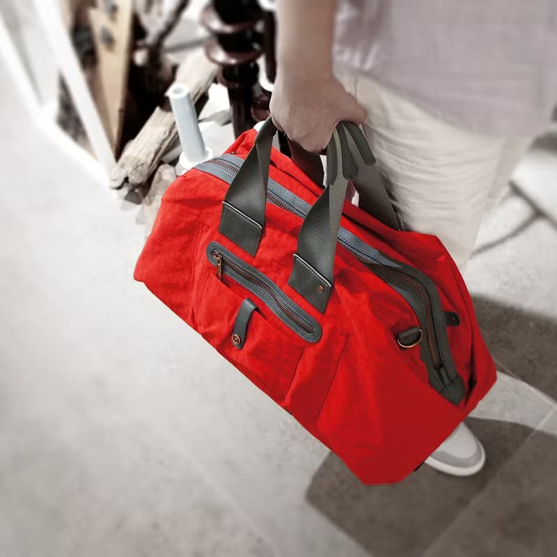 BAGMIO PLATO WEEKEND 旅行袋-緋紅