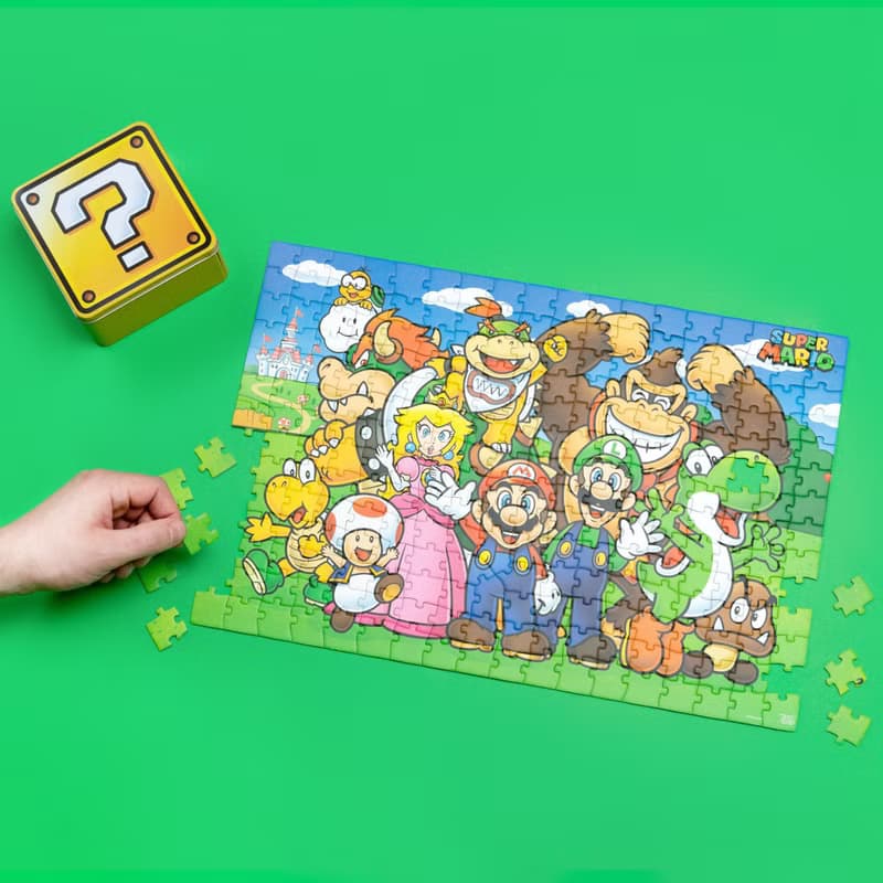 【MARIO系列】官方授權任天堂瑪利歐全家福拼圖/砌圖