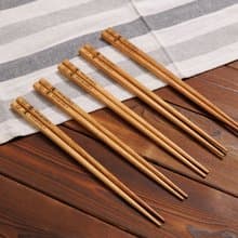 (海洋公園X島嶼製作 聯乘系列) 栗木尖頭形筷子 5對