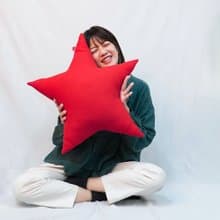 聖誕節 交換禮物 | 星星抱枕