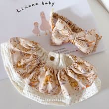 現貨 法國狐狸莊園 彌月禮盒 圍兜 口水巾 髮帶 嬰兒禮物 滿月禮