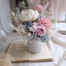 【永生花盆花】永生花/居家裝飾/開幕/新居/賀禮/送禮/氣質典雅款