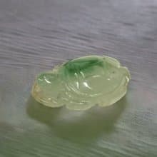 【吉祥‧長壽】冰種飄綠烏龜金錢龜 | 天然緬甸A貨翡翠 | 送禮