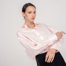 BASIC // pink // women oversized shirt