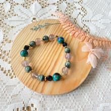 鳳凰松 鷹眼石 灰月光 黑曜石||辟邪防小人舒壓助眠 水晶手鍊