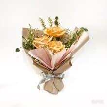 粉玫瑰小鮮花束|限自取
