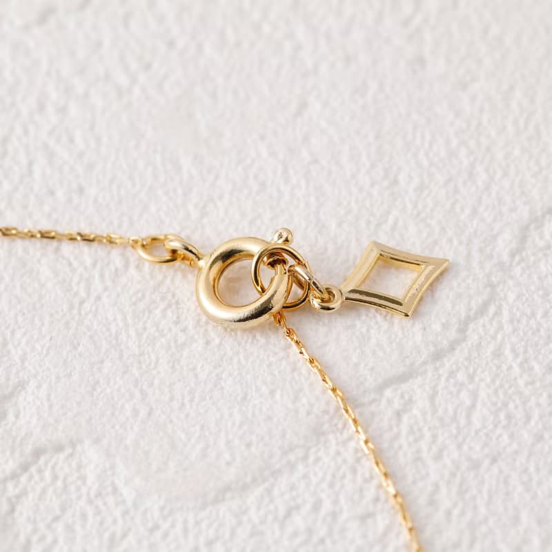 drop zirconia necklace GD ニッケルフリーネックレス キュービックジルコニア　しずく型　ドロップ　ゴールド