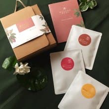 【伴娘禮】莊園可可茶禮盒 X 3盒  5顆米餅 | 100%屏東可可