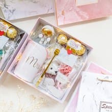實用伴手禮盒 大理石盒C款(附贈提袋) 精緻禮物 馬克杯禮盒 結婚