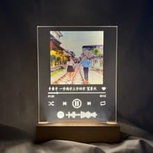 【香港製作】Spotify夜燈|歌曲亞克力|播放器版面夜燈|結婚禮物