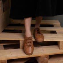 35-45碼 男女鞋 日式麵包鞋 兩穿 鬆緊 後踩鞋_棕