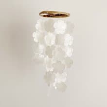 DIY-KIT |African Cherry Blossom Bakery-White| Shell Wind Chime Mobile | #0-403-2