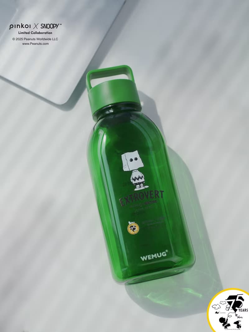 【Pinkoi XSNOOPY】交換禮物 SNOOPY 75th週年特製亮透1000ml大