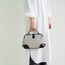 Atelier nuu 杜勒斯包 黑色 醫生包  禮物 日本豐岡鞄