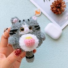 手工貓咪可愛原創設計耳機套鉤織耳機套蘋果無線耳機AirPods