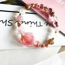 天鐵盤珠系列 金草莓 超七 緋紅玫瑰