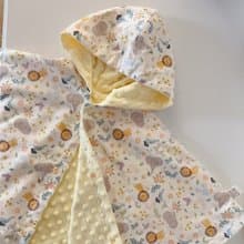 獅子Zoo 嬰幼兒手工保暖雙面斗篷 嬰兒禮物