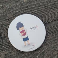 吸水杯墊-謝謝有妳