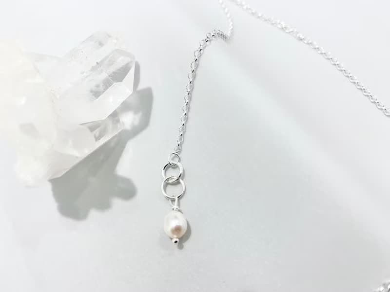 Ops Pearls silver necklace - 珍珠/極簡/純銀/限定/禮物/項鍊