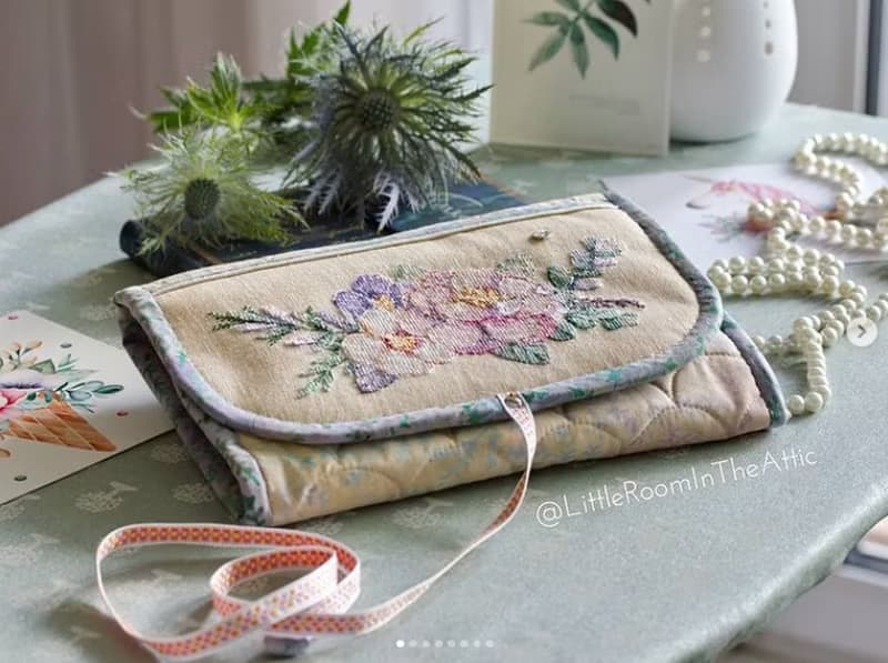 【數位】Enchanting Floral bouquet - watercolor PDF cross stitch pattern