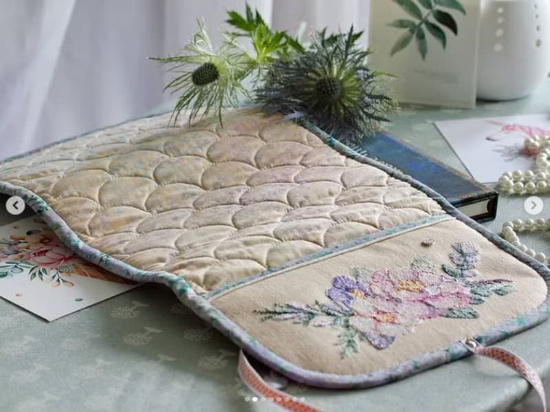 【數位】Enchanting Floral bouquet - watercolor PDF cross stitch pattern