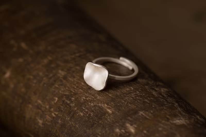 Cheeky 厚臉皮 - 手工純銀戒指 Silver Ring 可調式