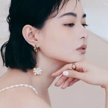 COR-DATE / 鬱金香棉花糖耳環