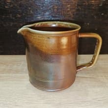 柴燒無釉咖啡下壺-茶海-公道杯-鶯歌陶藝家李玟叡