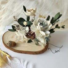 迷霧藍森林 永生花 名片架 開幕禮 送禮