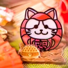 動物達摩 (貓) 立座 l 蛇年 福貼 揮春 春聯 招財貓 招福貓