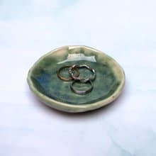 綠意　小碟　器皿　淺碟