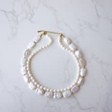 Natural baroque pearl necklace Handmade