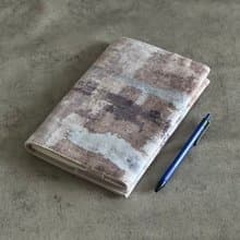 書套/布/筆記本/夕暮/附贈A5筆記本/可水洗
