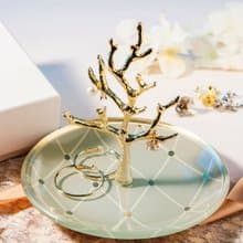 【愛馬仕灰─飾品盤單入組】收納盤│戒盤│飾品盤