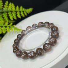 高品質龍鱗雲母藍晶石手串11mm顆顆帶眼冰潤星光女單圈沈穩平和