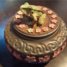 【純手工陶瓷】陶瓷青蛙茶葉罐