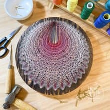 Stringart  藝術作品 -溫柔細膩之心