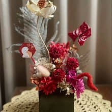 【永生花禮】火鶴大麗永生花/開幕花禮/升遷花禮/祝賀花禮