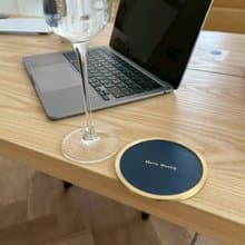 黃銅皮革杯墊－2入組 & 4入組