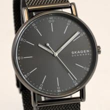 電池交換済 スカーゲン シグニチャー SKAGEN SIGNATUR 男性用腕時計 40mm Quartz SKW6577 デンマークデザイン 手錶