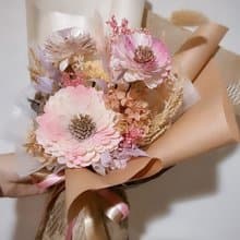 向日葵太陽花畢業花束感恩教師花束 擴香花索拉花永生花乾燥花