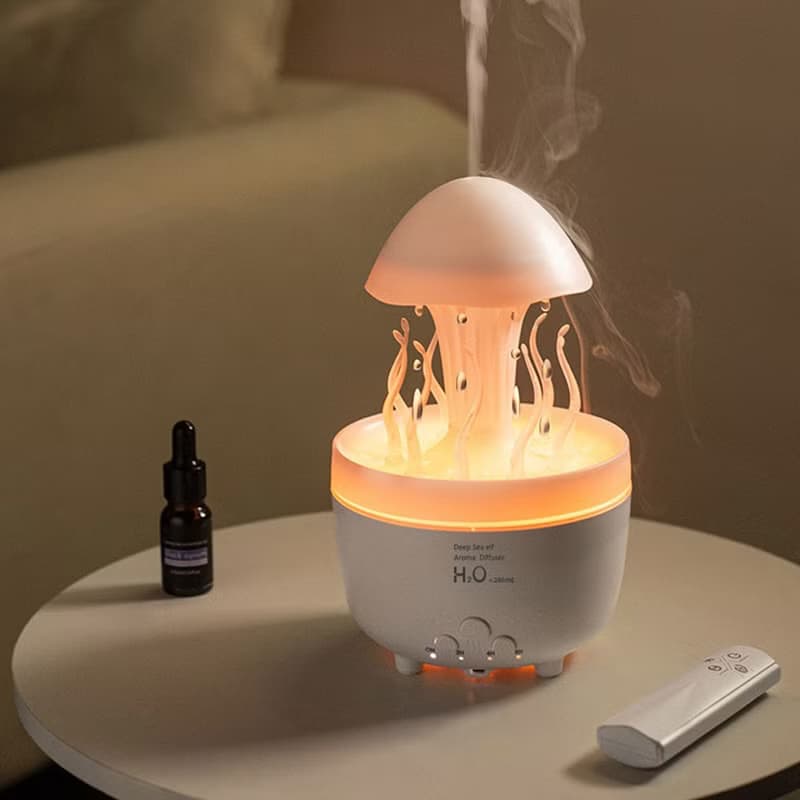 【品菲特PINFIS】雨滴香氛機 水草舞動加濕器  (送有機甜橙)