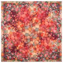 Original Pavlovo Posad Russian Shawl 100% Wool Woolen Scarf 115x115 cm 10200-7