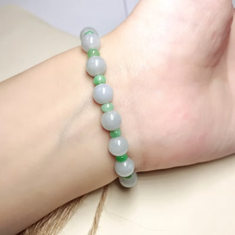 冰種翡翠手鍊 | 小手圍 | 天然緬甸玉A貨翡翠 | 送禮