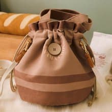 【聖誕禮物】48% 生巧克力小包 淺巧克力色 水桶包