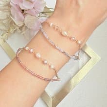 手作手鍊  淡水珍珠  日本手作家